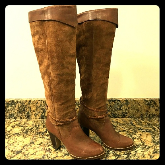 Gorgeous Leather & Suede Boots - Picture 1 of 5